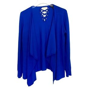 Thalia Sodi Royal Blue Long Sleeve Sweater. Size Small